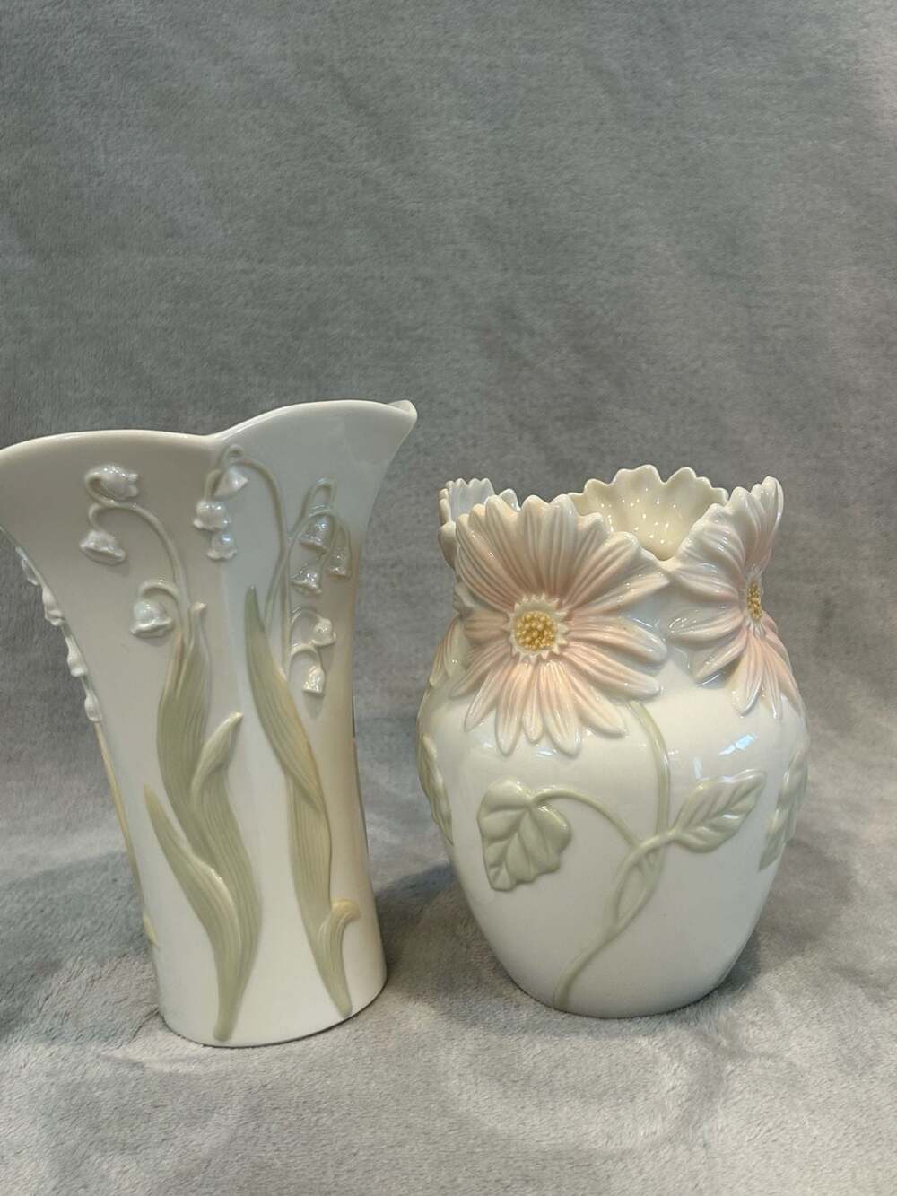 Lenox Floral Blossoms Lily Of The Valley Porcelain Vase